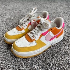 Nike Multi Colored Air Force Shoes